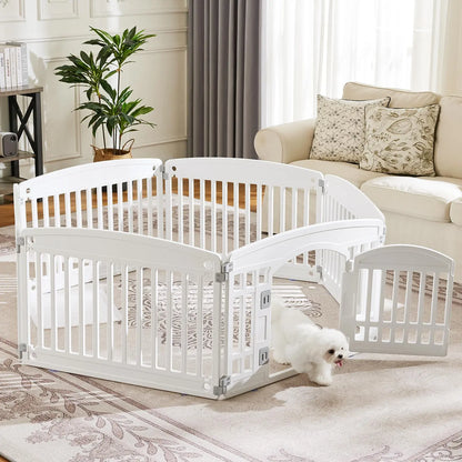 Premium Plastic Pet Playpen with Gate
