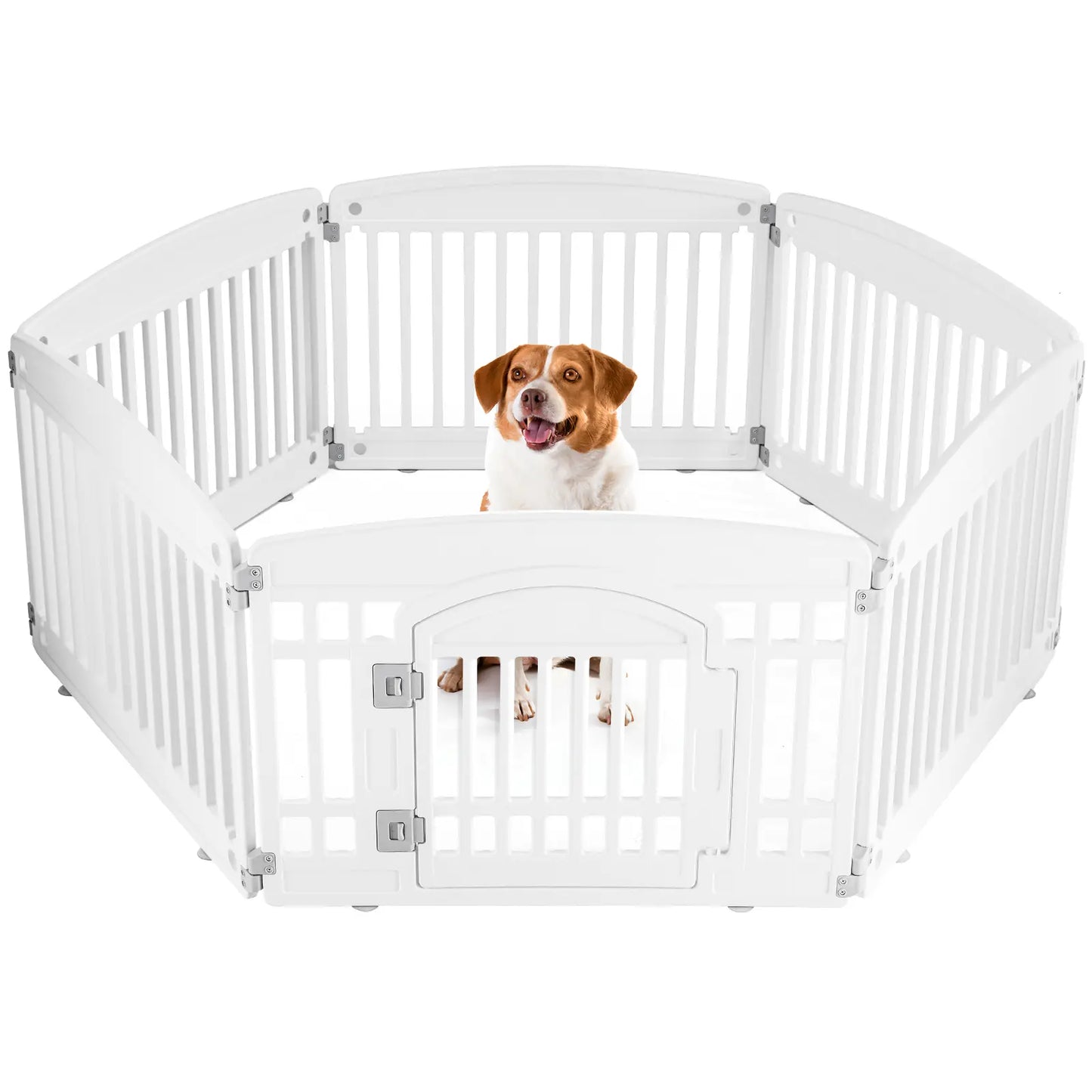 Premium Plastic Pet Playpen with Gate